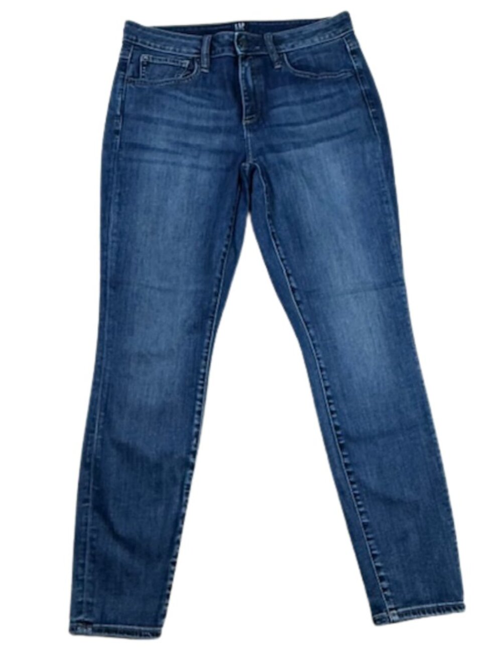 Gap Curvy True Skinny Jeans 31R – Medium Wash Stretch Denim